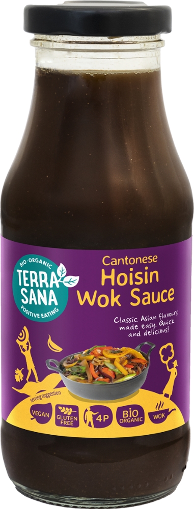 Kantonesische Hoisin-Wok-Sauce Terrasana 240ml