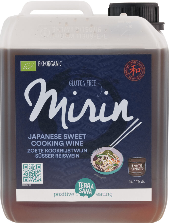 Mirin süsse Reiswürzsauce bio Terrasana 2,5 Liter